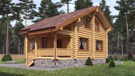 фото Дом из бревна 119.92