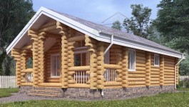 фото Дом из бревна 84.3