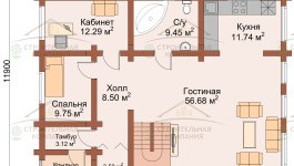 фото Дом из бруса 245.58