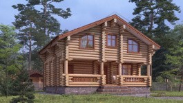 фото Дом из бревна 155.54