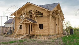 фото Дом-баня из бруса 253.41