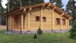 фото Баня из бревна  80.54