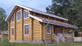 фото Дом из бревна 168.18