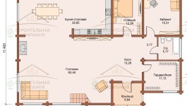 фото Дом из бруса 299.83