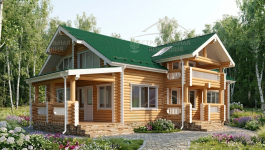 фото Дом из бревна 290.35