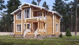 фото Дом из бревна 154.17