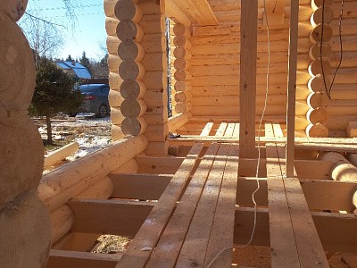 фото к Пристройка к дому бревно 220мм Талдомский р-н СНТ «Агросад»  #8