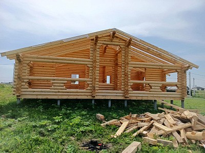фото к Дом из бревна 240мм р-н Истринский, д Загорье  #7