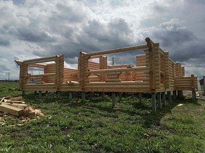 фото к Дом из бревна 240мм р-н Истринский, д Загорье  #4