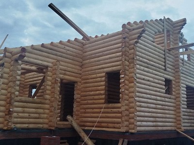 фото к Дом из бревна 240мм Богородский г. о. д. Соколово снт «Скобельцино»  #3