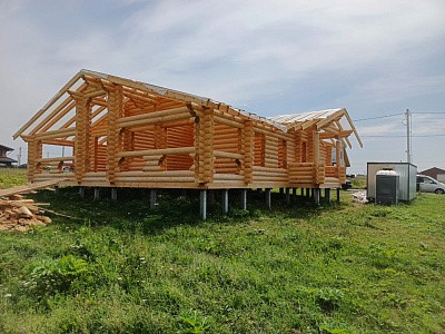 фото к Дом из бревна 240мм р-н Истринский, д Загорье  #6