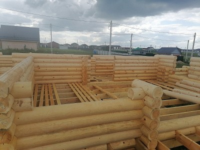 фото к Дом из бревна 240мм р-н Истринский, д Загорье  #2