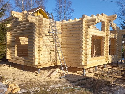 фото к Пристройка к дому бревно 220мм Талдомский р-н СНТ «Агросад»  #6