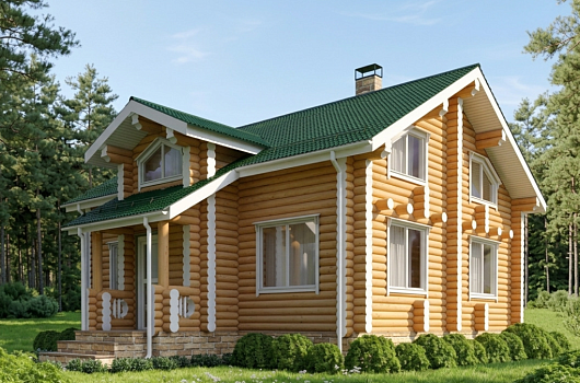 фото к Дом из бревна 164 #1