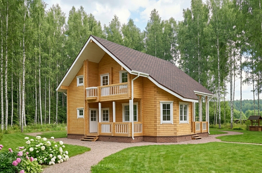 фото к Дом из бруса 167.23 #1