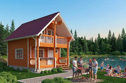 фото к Баня из бруса камерной сушки 79.2 #1