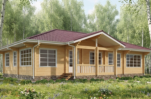 фото к Дом из бруса 265.8