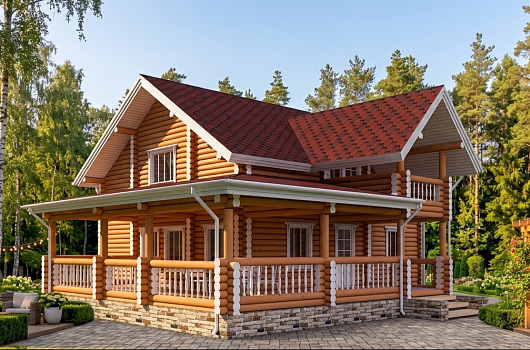 фото к Дом из бревна 187.3 #1