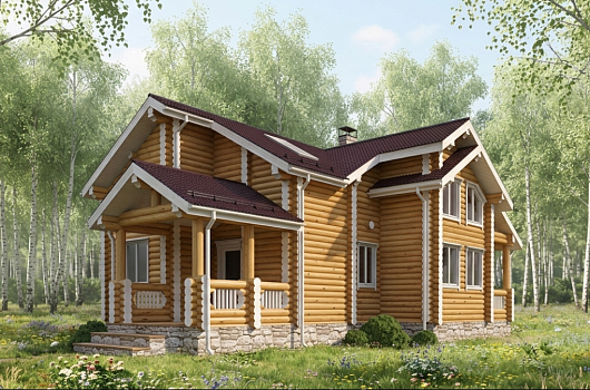 фото к Дом из бревна 164.7 #1