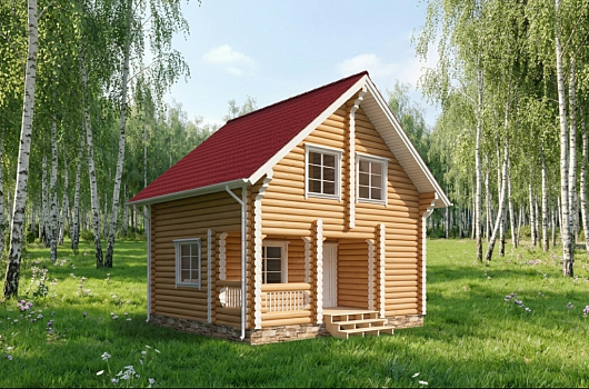 фото к Баня из бруса лиственницы 74.8 #1