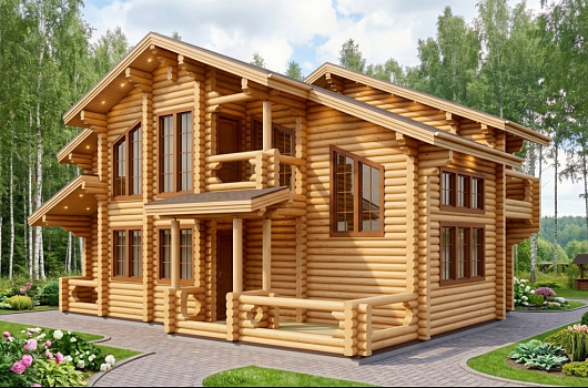 фото к Дом из бревна 168.66