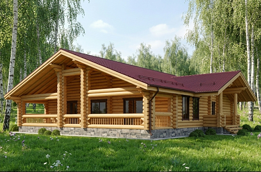 фото к Дом из бревна 154.66 #1