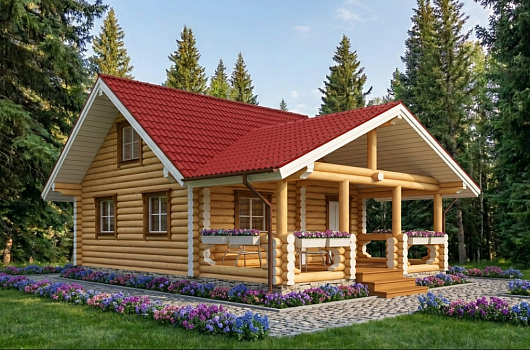 фото к Баня из бревна 68.46 #1