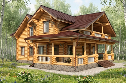 фото к Дом из бревна 251.22 #1