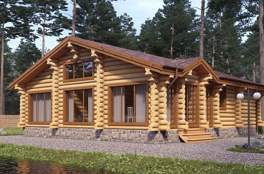 фото к Дом из бревна 120.65 #1