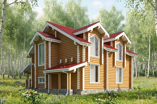 фото к Дом из бревна 245.85 #1