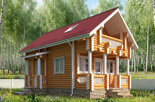 фото к Дом из бревна 97.3 #1