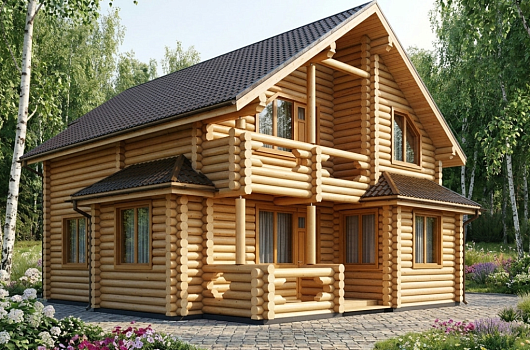 фото к Дом из бревна 171.15 #1