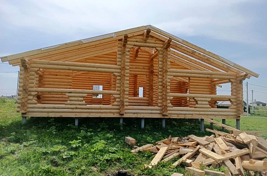 фото к Дом из бревна 240мм р-н Истринский, д Загорье  #1