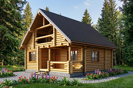 фото к Дом из бревна 116.34 #1
