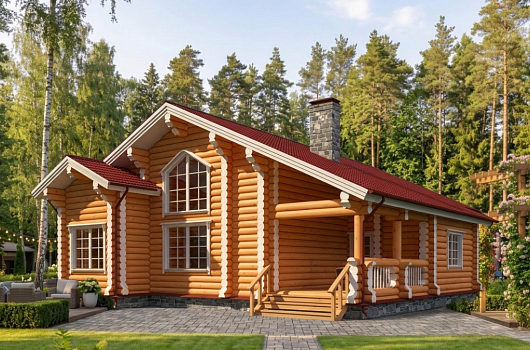 фото к Дом из бревна 186.76 #1