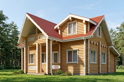 фото к Дом из бревна 176.8 #1