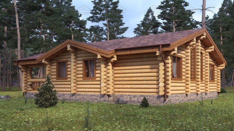 фото Дом из бревна 140.25