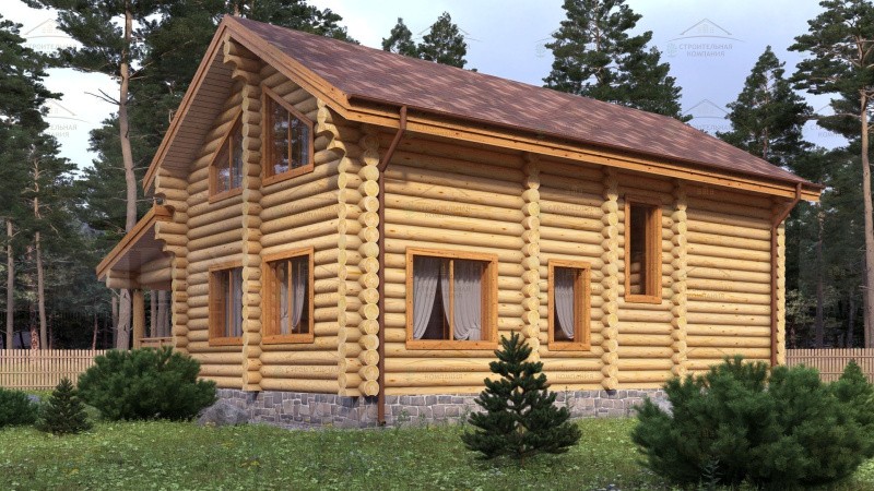фото Дом из бревна 192.37