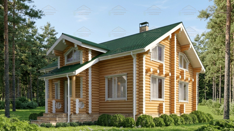 фото Дом из бревна 164