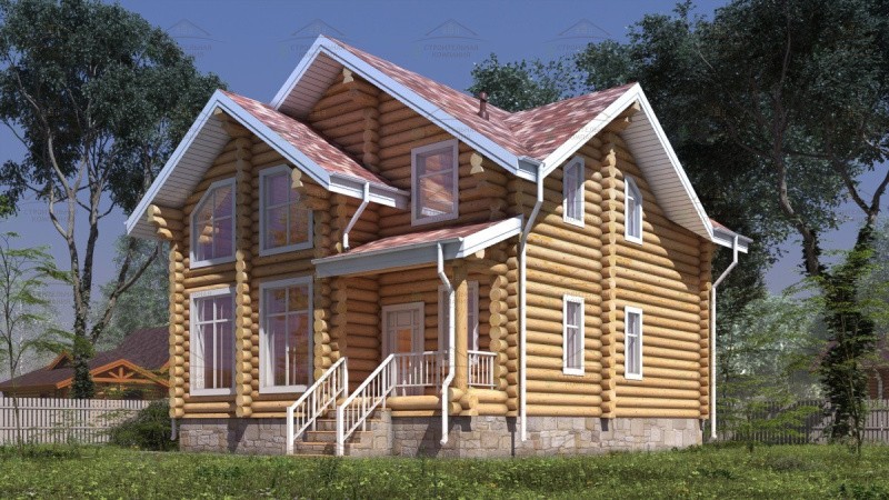 фото Дом из бревна 168.68