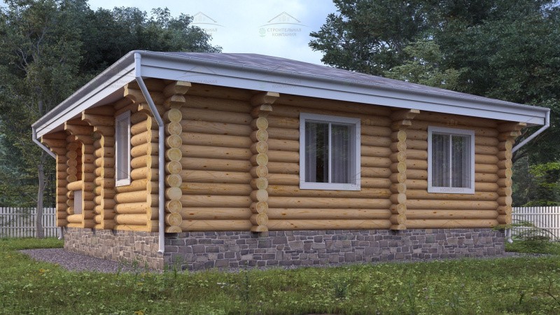 фото Дом из бревна 80.16