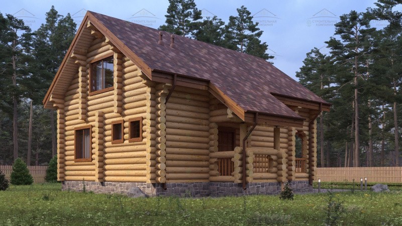 фото Дом из бревна 145.97