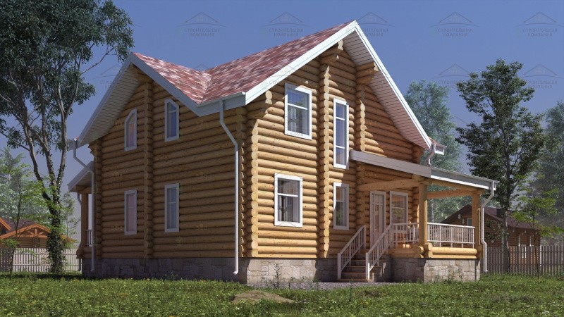 фото Дом из бревна 168.68