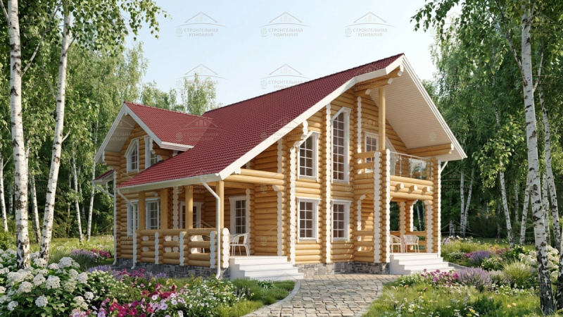 фото Дом из бревна 168
