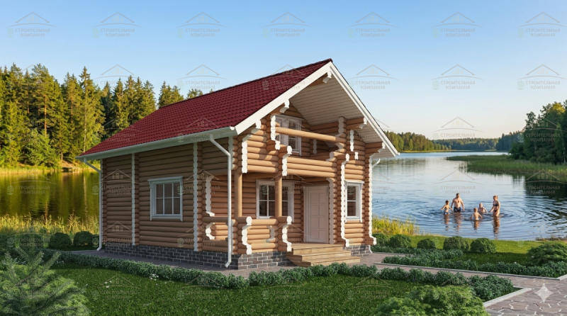 фото Баня из бревна 70.62