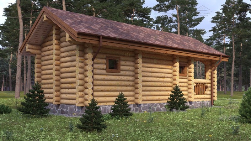 фото Баня из бревна 39.48