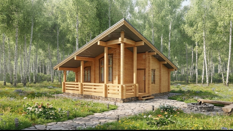 фото Дом из бруса 67.24 