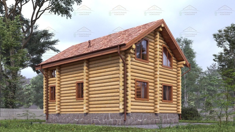 фото Дом из бревна 118.35