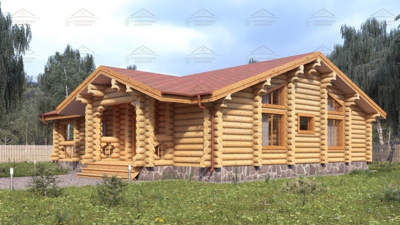фото Дом из бревна 155.68