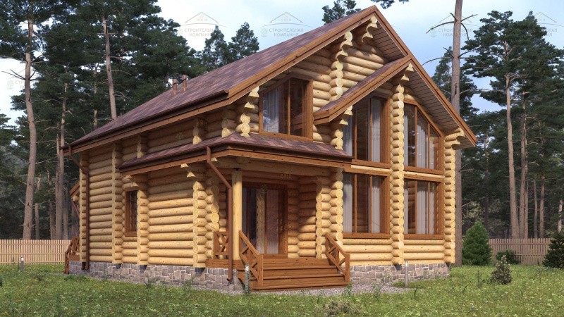 фото Дом из бревна 170.75